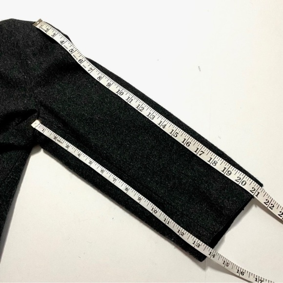 Vintage LAUREN Ralph Lauren Green Label Cropped Wool Pea Coat Jacket Size 14 - Picture 12 of 13